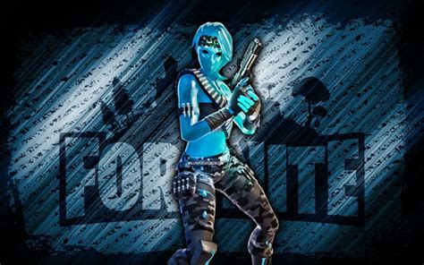 Download Slurp Bandolette Fortnite, 4k, blue diagonal background ...