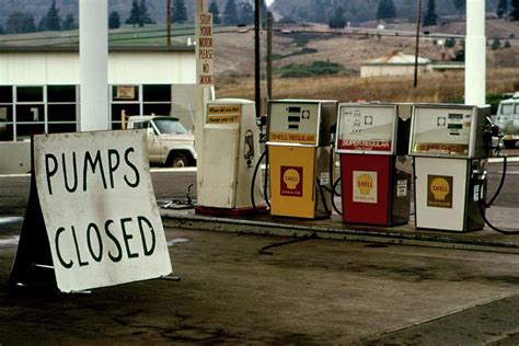 Closed Petrol Station Photograph by Us National Archives And Records ...