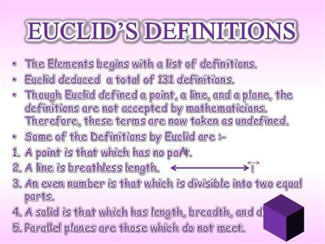 Euclids geometry