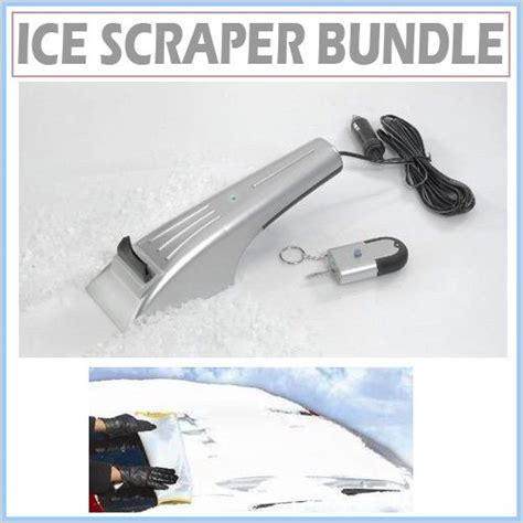 Heated Electric Windshield Ice Scraper - FindGift.com