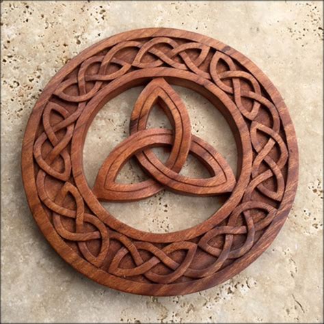 CK-16 Celtic Knot - Triquetra in Circle - Celtic, Viking and Lamp ...