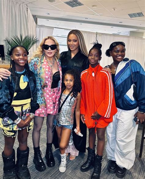 Madonna stuns in Dua Lipa's Versace collection to see Beyoncé - see ...