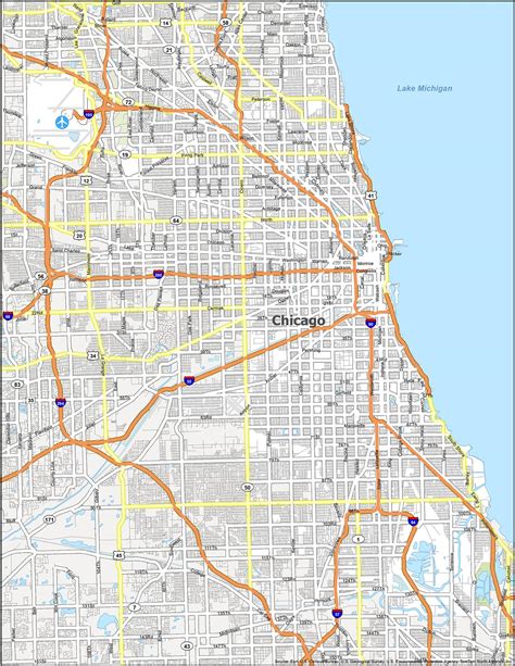 Chicago Usa Map States