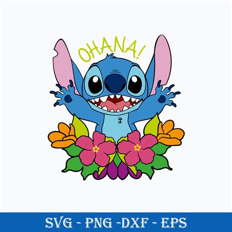 Ohana Stitch Svg, Ohana Svg, Stich Svg, Disney Svg, Png Dxf - Inspire ...