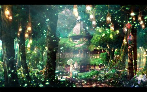 Anime Scenery Forest