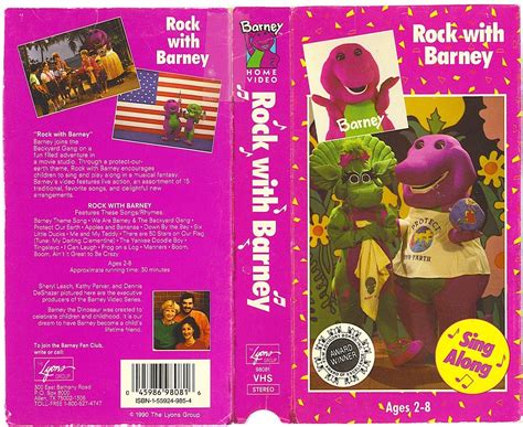 Rock With Barney Vhs