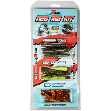 Z-Man Ned Rig Kit - Hot Colors - TackleDirect