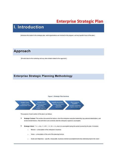 Printable Strategic Plan Template Word Printable Templates | Images and ...