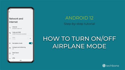 How to Turn On/Off Airplane mode [Android 12] - YouTube