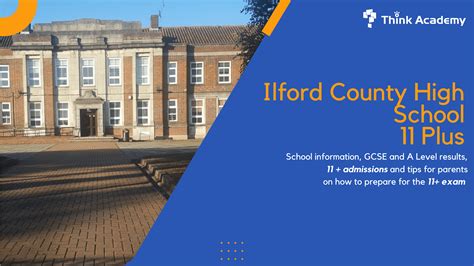 Ilford County High 11 Plus - Choosing a School for Your Child