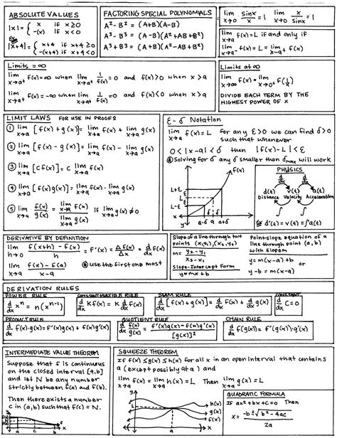 a sheet of paper with some calculations on it