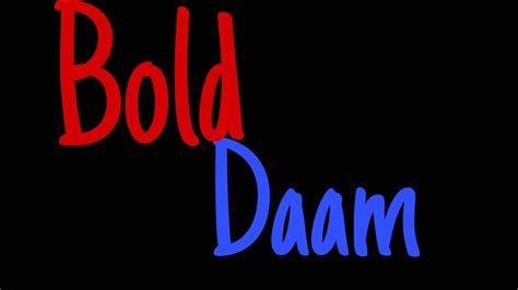 Bold-Daam Lyrics Үгтэй - YouTube