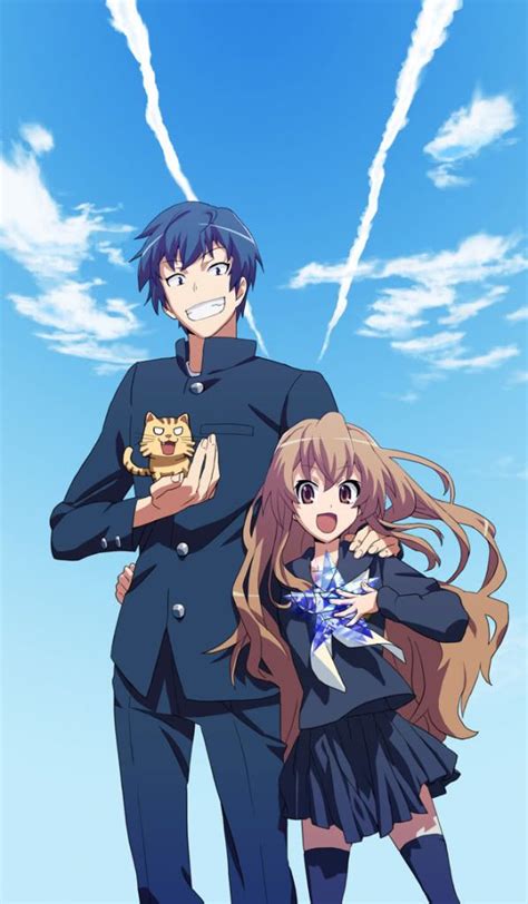 The characters Taiga and Ryuuji, from the series "Toradora!" | ANIME ...