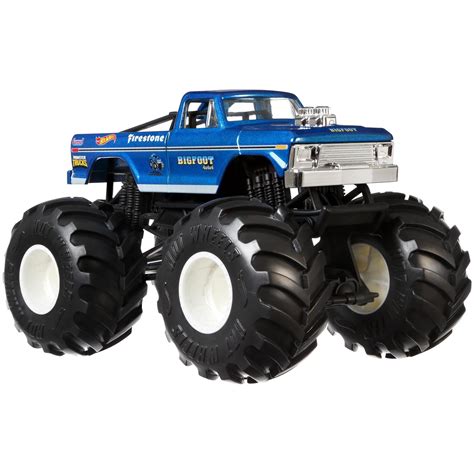 Free 2-day shipping. Buy Hot Wheels Monster Trucks 1:24 Scale Bigfoot ...