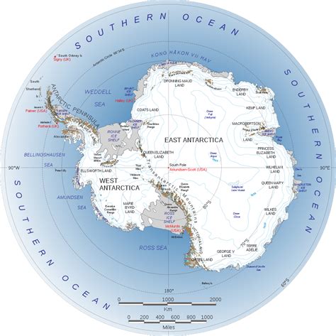 Antarctica Map and Satellite Imagery [Free]