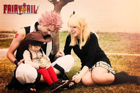 Natsu, Lucy and Asuka - Fairy Tail cosplay by onlycyn on DeviantArt