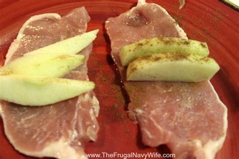 Apple Stuffed Pork Chops - The Frugal Navy Wife