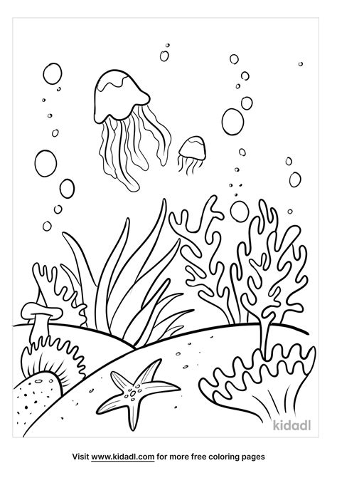 Coral Reefs Coloring Pages - Coloring Home