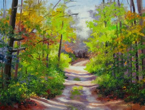 Nel's Everyday Painting: Sunlit Woods - SOLD