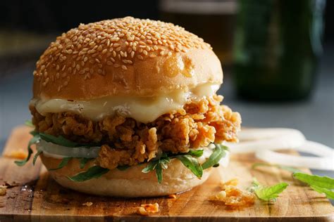 Crispy Chicken Burger Recipe