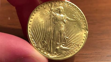 1924 U.S. 20 Dollar Gold Double Eagle Coin • Values, Information ...