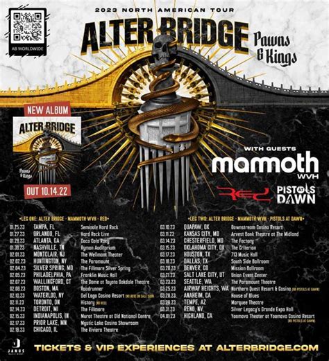 Alter Bridge announce 2023 North American tour | NextMosh