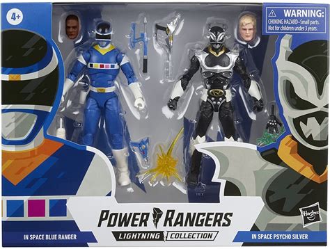 Power Rangers Lightning Collection 6inch Blue Ranger Vs Silver Psycho ...