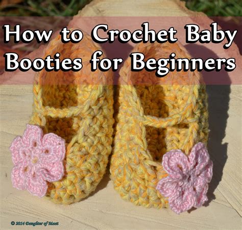 How to Crochet Baby Booties for Beginners - FeltMagnet