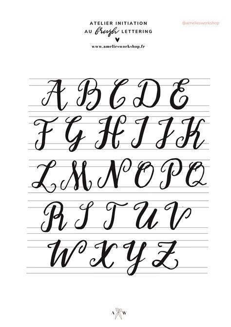 Template alphabet majuscule | Lettering, Alphabet majuscule, Idées de ...