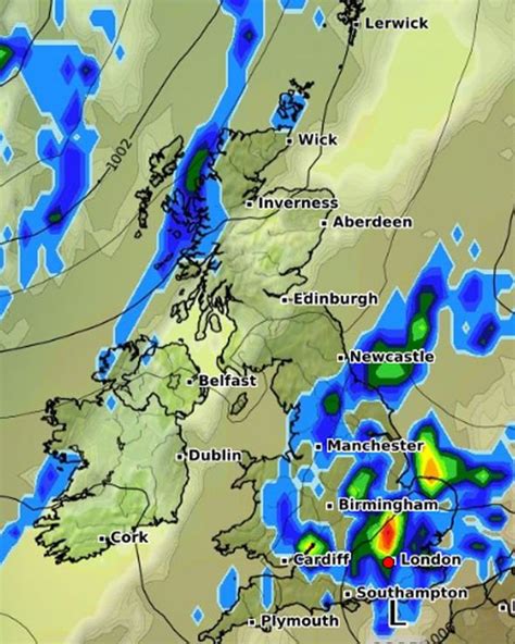 Thunder map UK: Two-day thunderstorm to ravage Britain - will YOU be ...