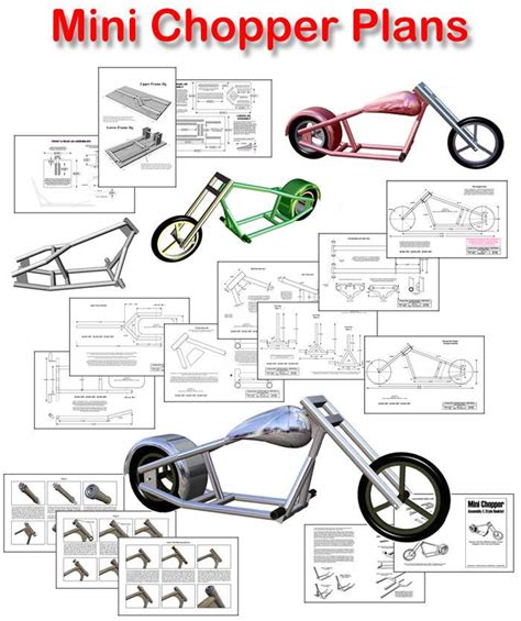 Mini Chopper Plans - Mini Motorcycle Plans - Mini Bike - Better than a ...