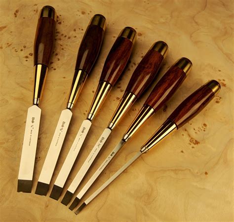 Harold & Saxon Mortise Chisels, Desert Rosewood Antique Hand Tools ...