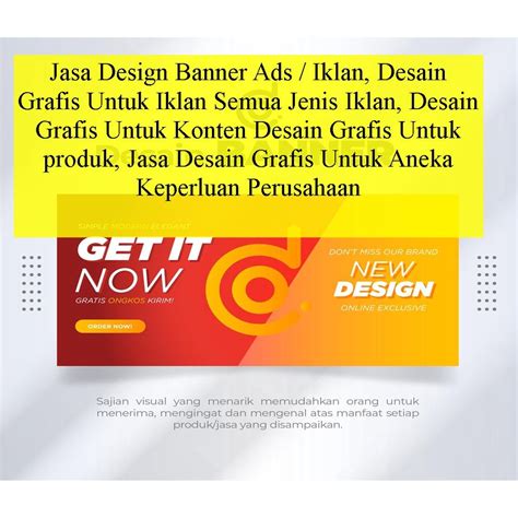 Jual Jasa Design Banner Ads / Iklan, Desain Grafis Untuk Iklan Semua ...