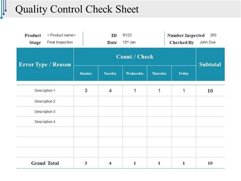 Control Sheet ~ Excel Templates