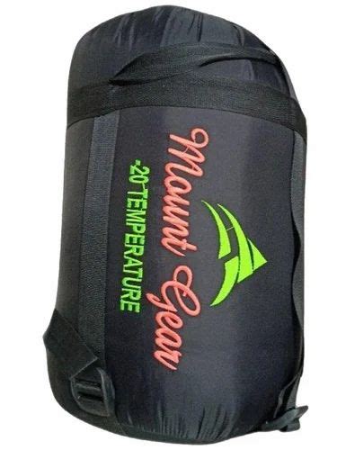 Polyester Black Mount Gear Waterproof Sleeping Bag, Size: 85x220cm at ...