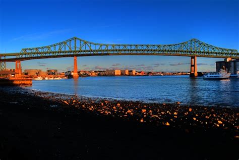 Mystic River Bridge & Boston | Flickr - Photo Sharing!