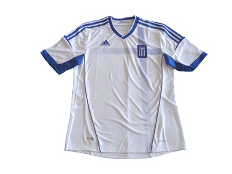 ADIDAS GREECE 2012 HOME JERSEY WHITE - Soccer Plus