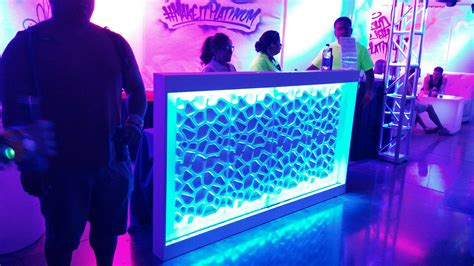 LED Bar Front and DJ Booth Facade - 24 Seven Productions