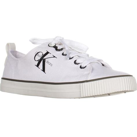 Calvin Klein - Womens Calvin Klein Jeans Dora Fashion Sneakers, White ...