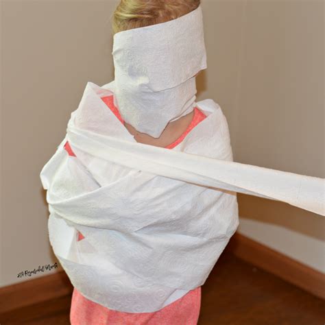 Wrap the Mummy Halloween Game - The Resourceful Mama