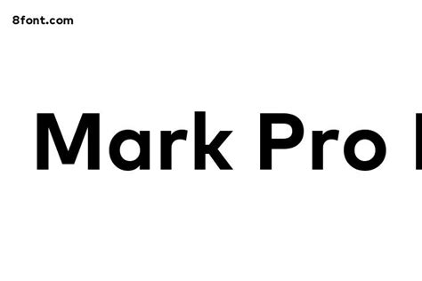 Mark Pro Bold - Free Font Download