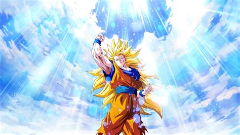 Download The powerful Super Saiyan 3 form of Goku Wallpaper ...