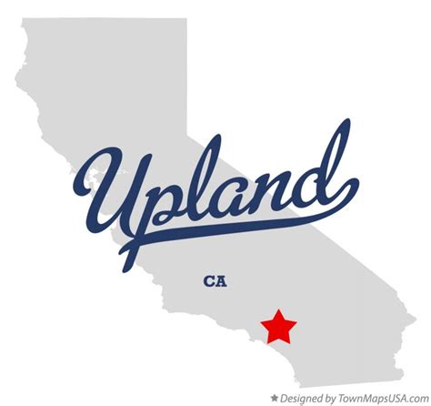 Map of Upland, CA, California