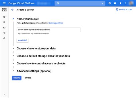 GCP Storage Bucket - Didomi - Developers documentation