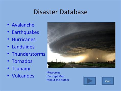 Natural Disasters Interactive Powerpoint