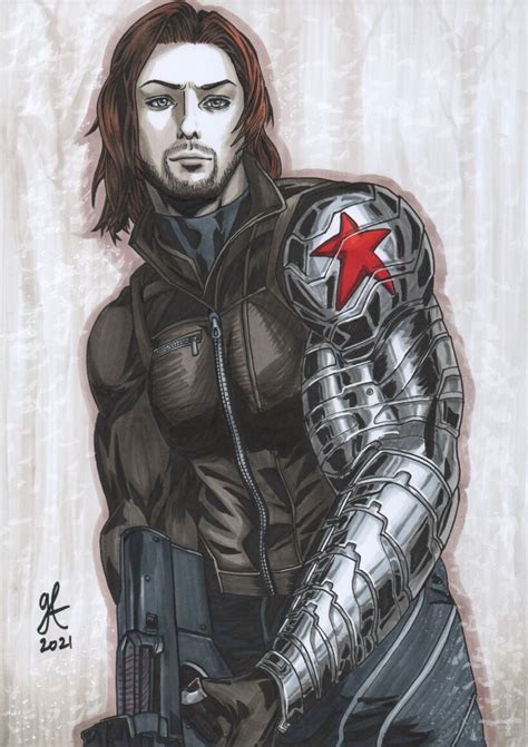 Gladys Teo - Bucky Winter Soldier Fanart