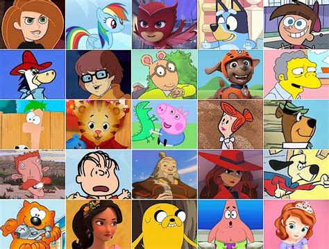 A to Z of Cartoon TV Characters Quiz