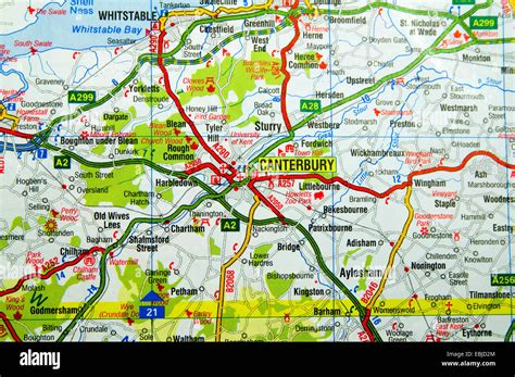 Road Map Of Kent ~ EXODOINVEST