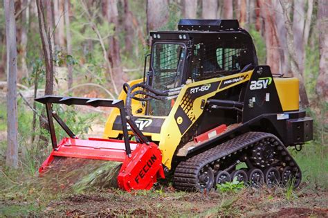 Standard Flow Skid Steer Mulcher: forestry mulcher for skid steers +64LPM