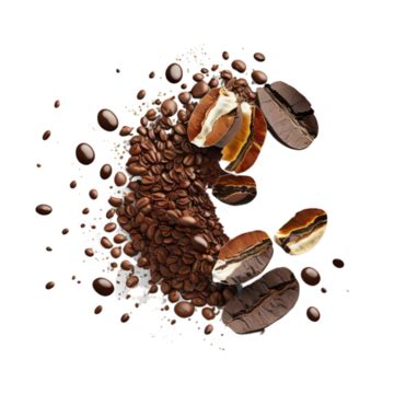 Coffee Beans Physical Map PNG Transparent Images Free Download | Vector ...